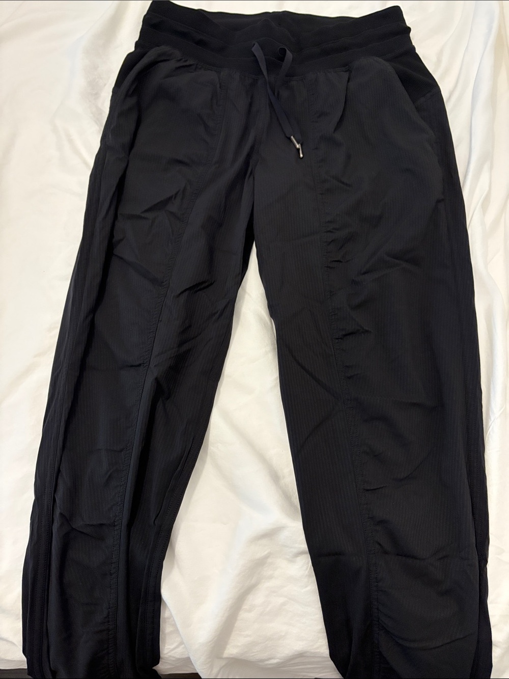 Lululemon athletica Black Womens Joggers with Drawstring Waist